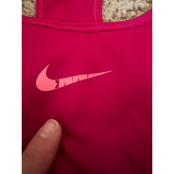 Nike pro womens medium pink sports bra - Picture 3 of 4